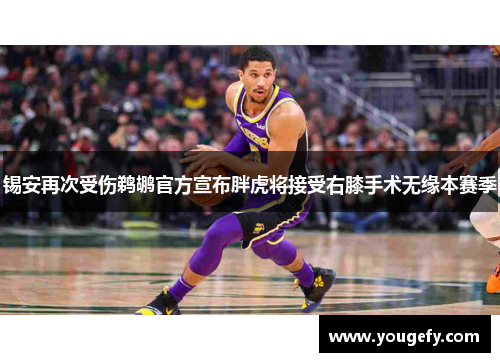 锡安再次受伤鹈鹕官方宣布胖虎将接受右膝手术无缘本赛季